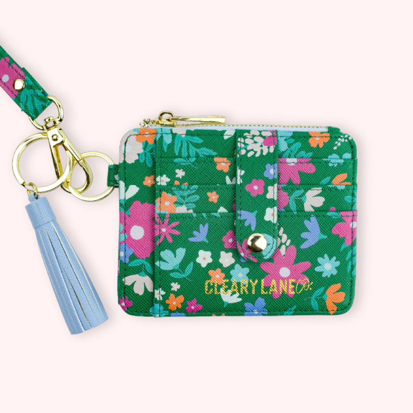 Colorful Wallet Keychains: Mint