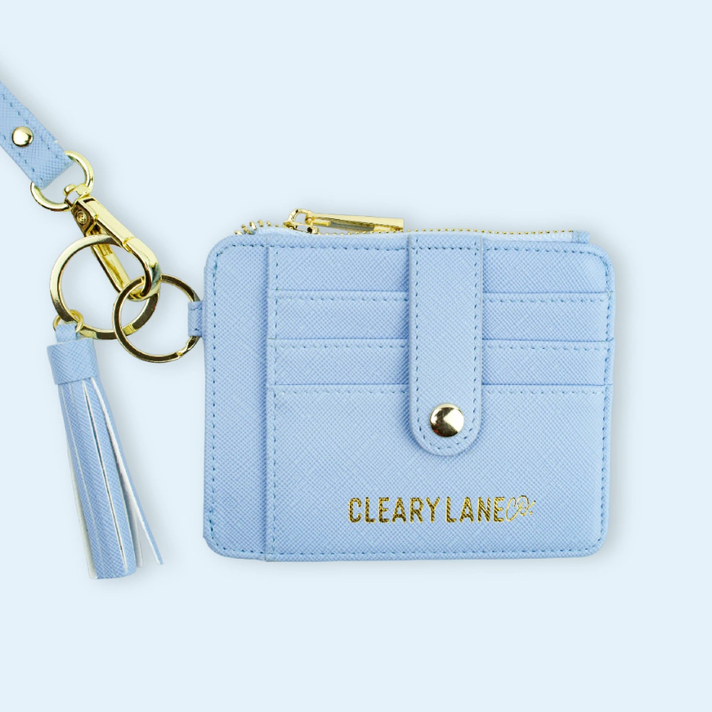 Colorful Wallet Keychains: Mint