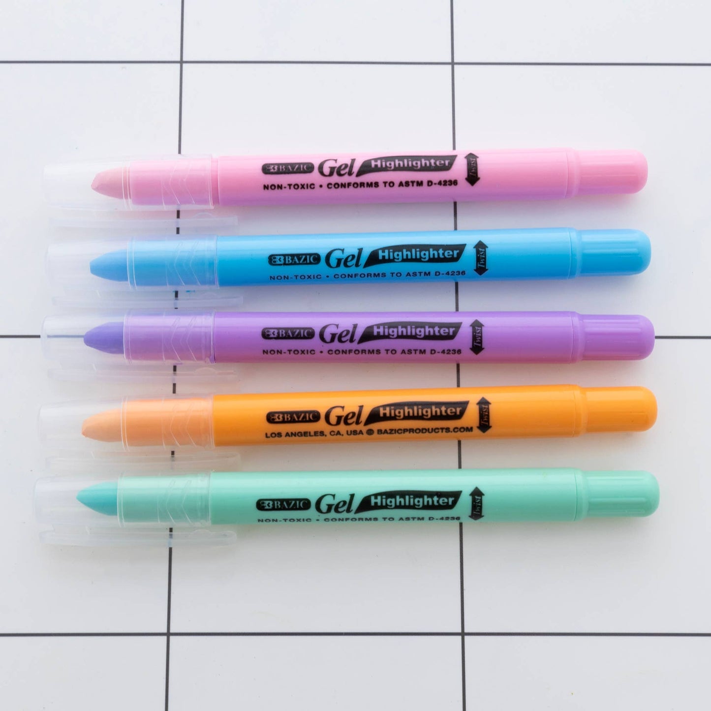 Gel Bible Highlighter 5 Pastel Color