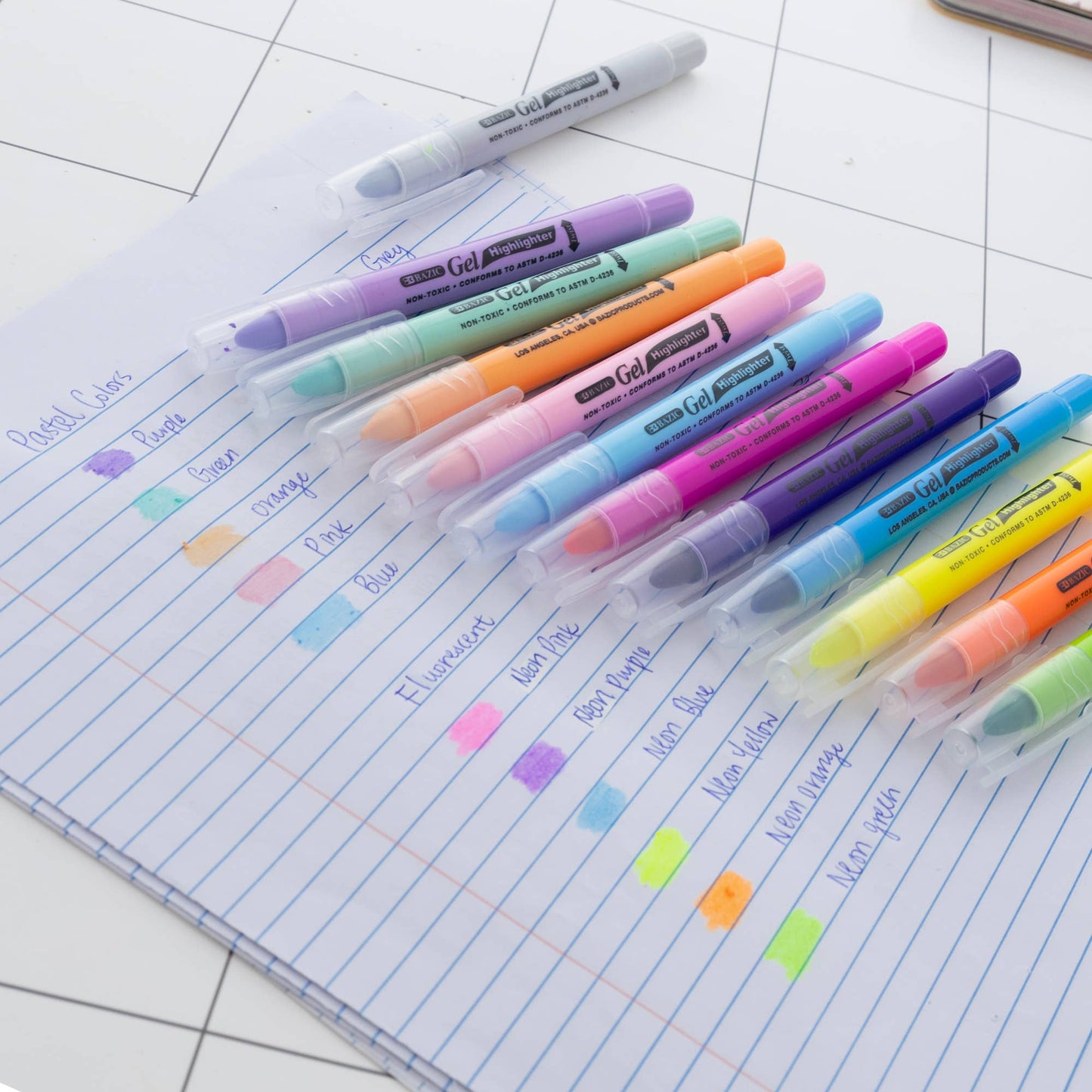 Gel Bible Highlighter 12 Color: 12