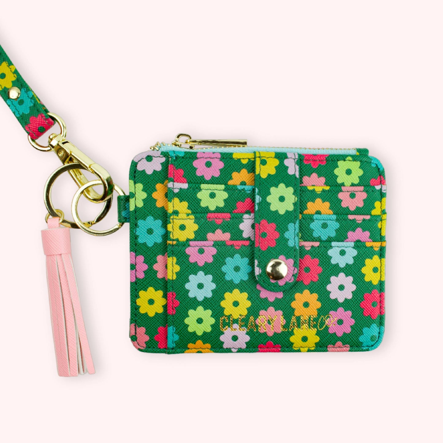 Colorful Wallet Keychains: Mint