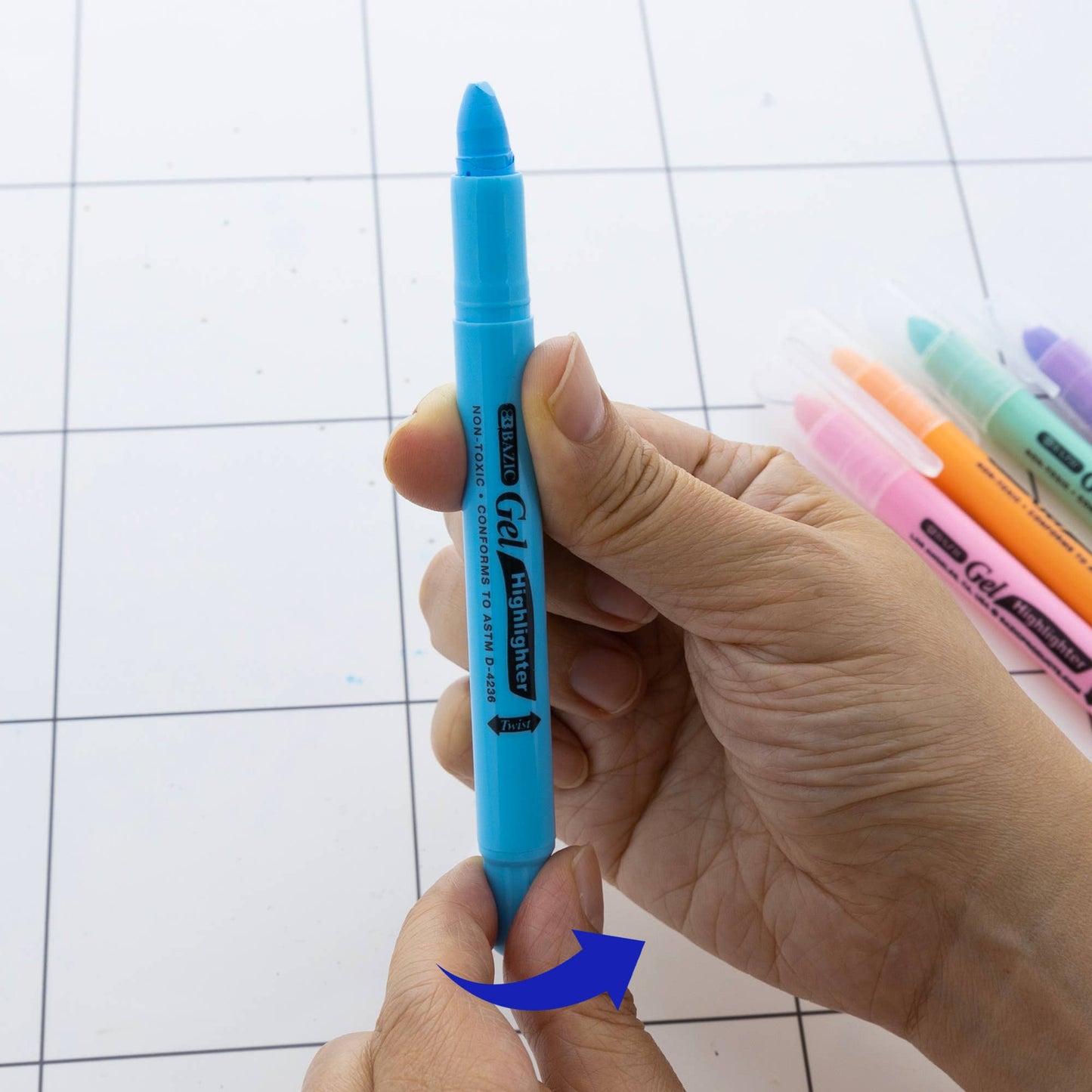 Gel Bible Highlighter 5 Pastel Color