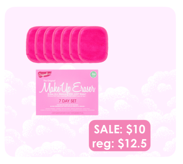 MakeUp Eraser Original Pink 7-Day Set