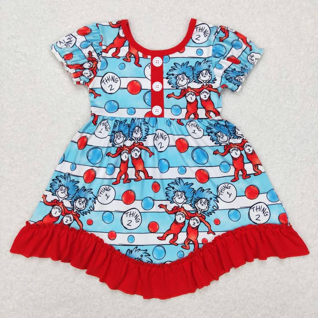 Thing 1 and Thing 2 Dress: 4T