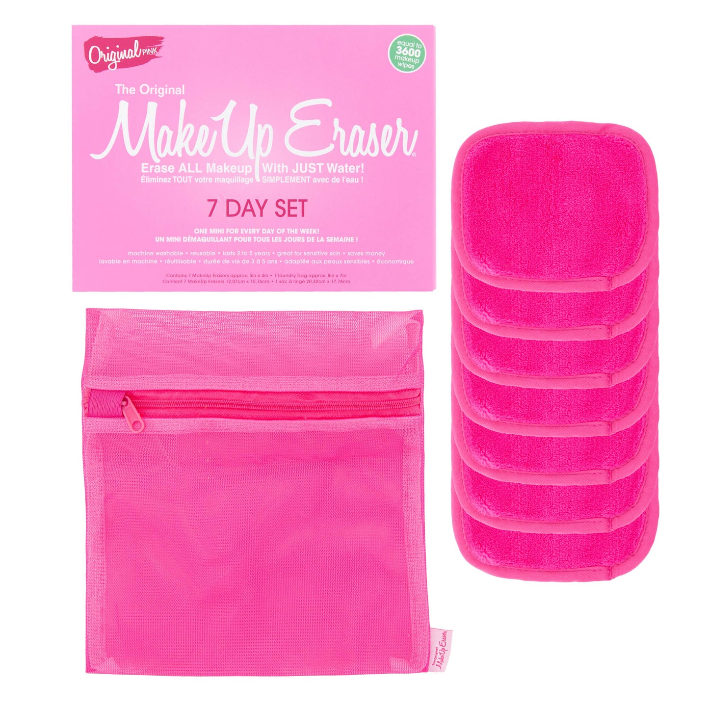 MakeUp Eraser Original Pink 7-Day Set