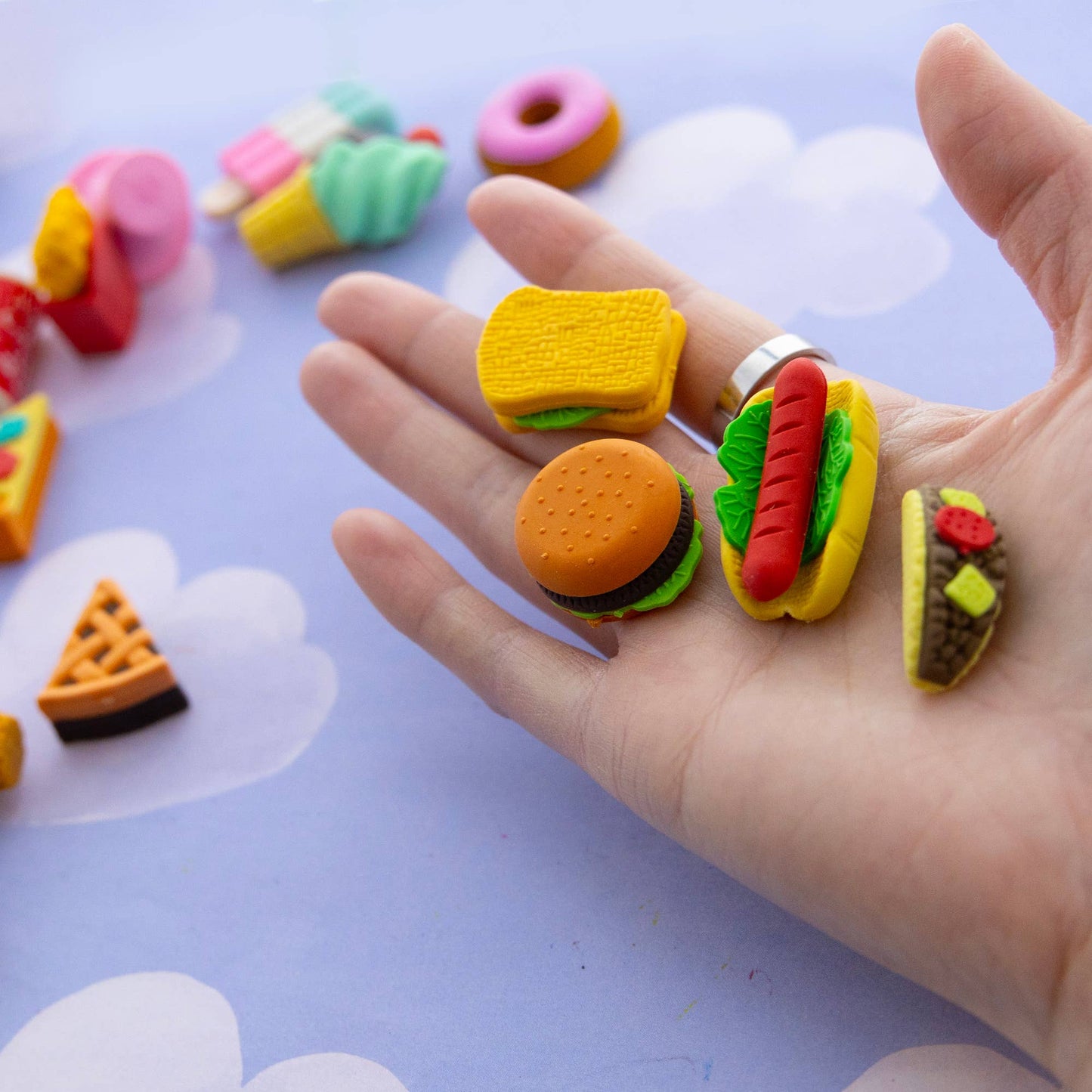 Snack Shop 3D Eraser Sets