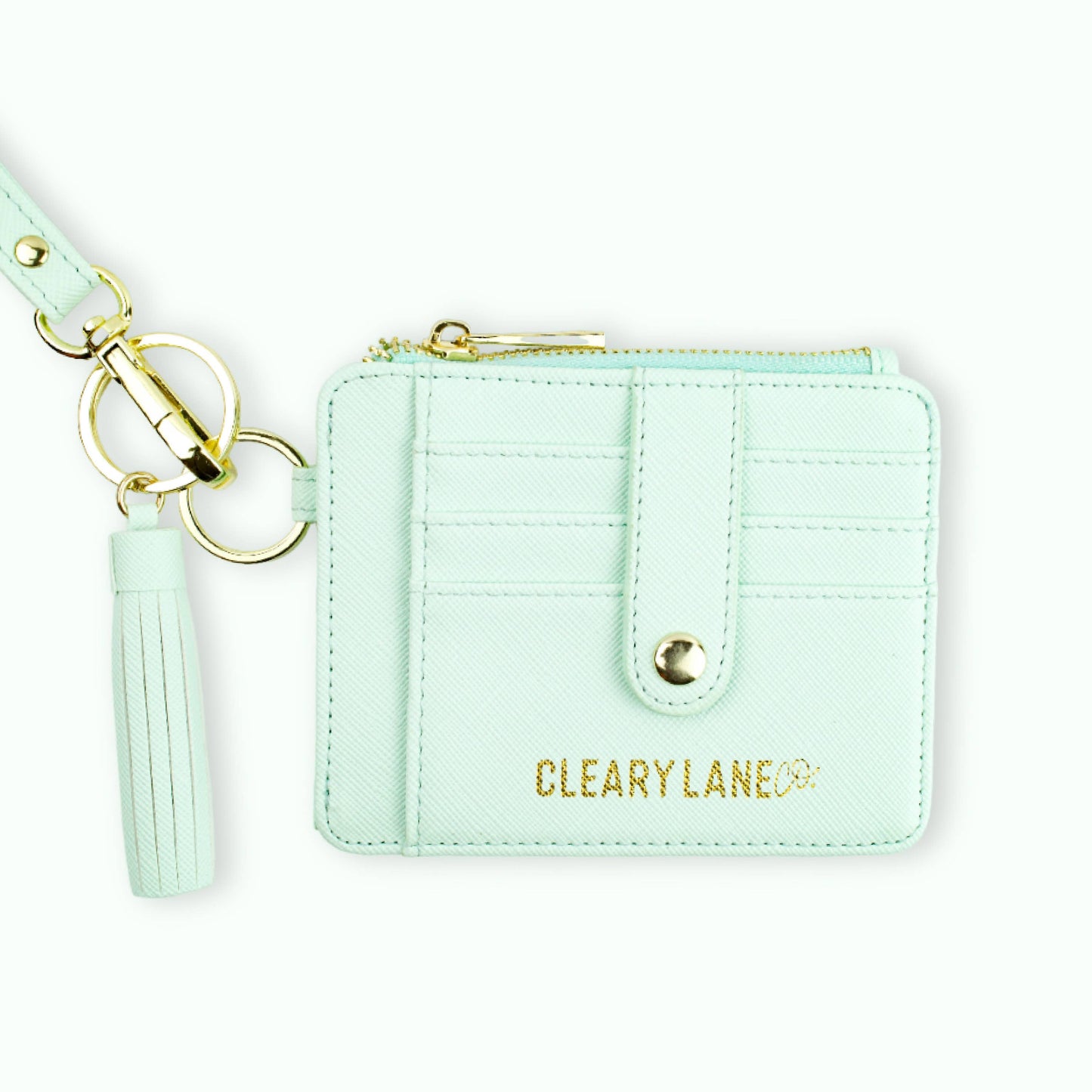 Colorful Wallet Keychains: Blush