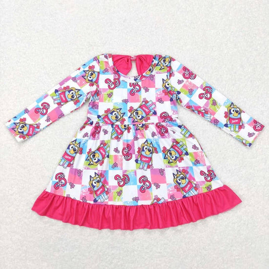 Bluey and Barbie Dress: 4T